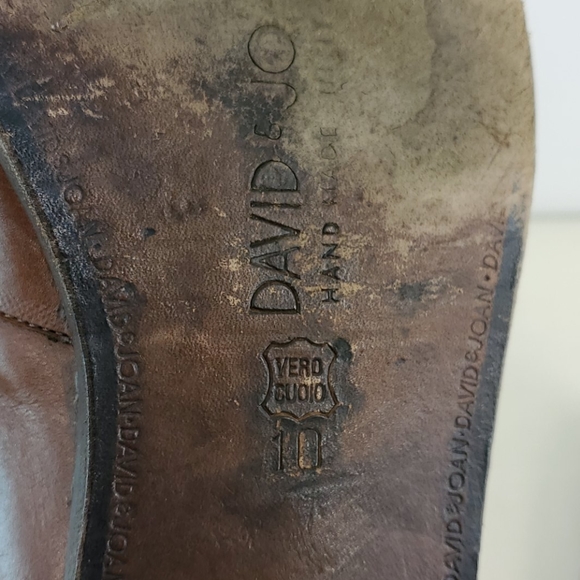 DAVID & JOAN MENS LEATHER LOAFERS SIZE 10 - Picture 6 of 8